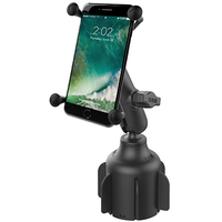 RAM Mounts X-Grip Large Phone Mount with Stubby Cup Holder Base