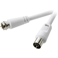 SpeaKa Professional SP-7870448 cable coaxial 5 m F Blanco