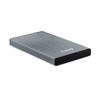 TooQ TQE-2527G caja para disco duro externo 2.5" Caja de disco duro (HDD) Negro, Gris