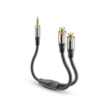 sonero S-ACA003 audio kabel 0,25 m 3.5mm 2 x RCA Zwart