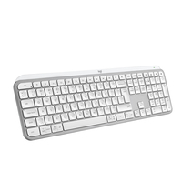 Logitech MX Keys S teclado RF Wireless + Bluetooth QWERTY Español Aluminio, Blanco