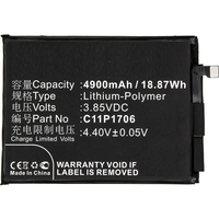 CoreParts MOBX-BAT-AUM100SL mobile phone spare part Battery Black