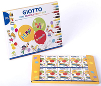 FILA Giotto Party Set Mini Matite - Confezione Da 10 Blister Matite Colorate Per Giocare Tutti Insieme