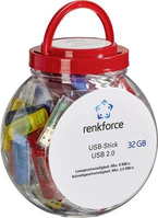 Renkforce RF-4599302 lecteur USB flash 32 Go USB Type-A 3.2 Gen 2 (3.1 Gen 2) Multicolore