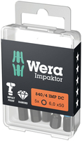 Wera 840/4 IMP DC Hex-Plus DIY Schraubenziehereinsatz
