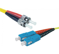 CUC Exertis Connect 392852 InfiniBand/fibre optic cable 2 m 2x LC 2x ST OS2 Geel