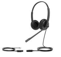Yealink YHS34 Lite Dual Kopfhörer Kabelgebunden Kopfband Büro/Callcenter Schwarz