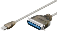 Microconnect USBAC36 Paralleles Kabel Blau 1,8 m