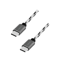 LogiLink CU0200 USB-kabel USB 2.0 USB C Zwart, Wit