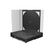 MediaRange BOX31-2 optical disc case Jewel case 2 discs Black, Transparent