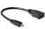 DeLOCK 65391 HDMI-Kabel 0,23 m HDMI Typ A (Standard) HDMI Typ D (Mikrofon) Schwarz