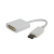 Gembird A-DPM-DVIF-002-W video cable adapter 0.1 m DisplayPort DVI White