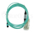 BlueOptics 9380014-7M-BO Glasfaserkabel 7,5 m MPO 4x LC OM3 Mintfarbe