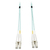 Tripp Lite N820-10M 10Gb Duplex Multimode 50/125 OM3 LSZH Fiber Patch Cable, (LC/LC) - Aqua, 10M (33 ft.)