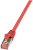 LogiLink Cat.6 S/FTP, 0.5m networking cable Red Cat6 S/FTP (S-STP)
