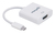 Manhattan 152921 USB grafische adapter 3840 x 2160 Pixels Wit