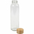 Creativ Company 558770 Trinkflasche Tägliche Nutzung 500 ml Glas Transparent, Holz