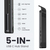 Ugreen X-Kit Vezetékes USB 3.2 Gen 1 (3.1 Gen 1) Type-C Fekete