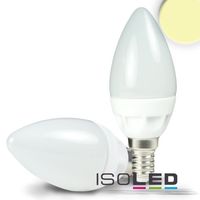 illustrazione di prodotto - Candela a LED E14 in ceramica opalescente :: 4.5 W :: bianco caldo