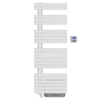 Sèche-serviettes fluide Osya 750W boost soufflerie blanc asym. gauche (NEK2556FGTP)