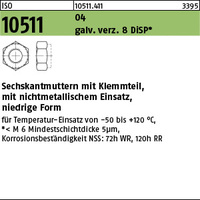 ISO 10511 04 M 16 gal Zn DiSP (Dickschichtpass.) gal ZnDi VE=S