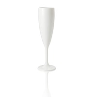 Champagnerglas - Höhe 21,8 cm - Ø 6,7 cm - Inhalt 0,19 l - weiß - Polycarbonat