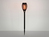 Solarfackeln 3er Set mit Flammeneffekt, Schwarz, Höhe 49,5cm
