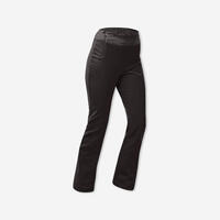 Women's Ski Trousers 500 Slim - Black - UK 22 / FR 52 (L31)