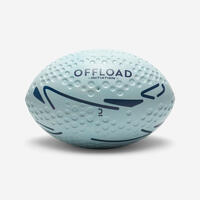 Foam Beginners' Rugby Ball Size 3 - Initiation Blue - 3