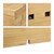 Relaxdays Kabelbox Bambus, Multi Ladestation Holz, Kabelmanagement Schreibtisch, H x B x T: 16,5 x 25,5 x 14 cm, natur