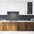 Relaxdays Tafelfolie selbstklebend, Tür, Kühlschrank & Wand, beschreibbar & abwischbar, 200x45 cm, Kreidefolie, schwarz