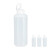 Relaxdays Quetschflasche, 4er Set, 1000 ml, für Saucen, Spritzflasche zum Befüllen, Squeeze Flasche, Kunststoff, klar