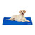 Relaxdays Kühlmatte Hund, versch. Größen, selbstkühlende Hundematte, Gel, abwischbar, Kühlunterlage für Haustiere, blau