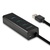 AXAGON HUE-S2BL USB3.0 CHARGING HUB (Négyportos USB 3.0 hub gyors töltéssel és tápellátással. 1,2 méteres kábel)