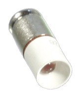 Single-LED 6,3x16mm T1 3/4 MG 12-14VAC/DC weiß 35510