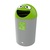 Buddy Recycling Bin - 84 Litre - Plastic Liner - Food Waste - Green Lid - Hole Aperture