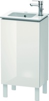 DURAVIT LC6273L8585 Waschtischunterbau L-CUBE 294x420x704mm A links weiß hochgla