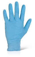 NITRILE DISP GLOVE PF BLUE L