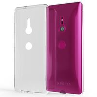 NALIA Custodia Protezione compatibile con Sony Xperia XZ3, Sottile Lucida Silicone Telefono Cellulare Bumper Protettiva Case, Ultra-Slim Morbido Gomma Phone Copertura Antiurto G...