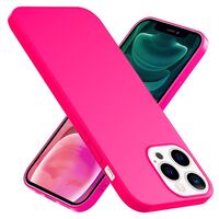 NALIA Neon Silicone Cover compatible with iPhone 13 Pro Case, Intense Color Non-Slip Velvet Soft Rubber Coverage, Shockproof Colorful Smooth Protector Thin Rugged Mobile Phone B...