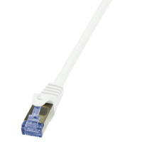 Patchkabel Cat.6A 10G S/FTP, PIMF, PrimeLine, weiß, 3m, LogiLink® [CQ3061S]