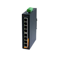 8-Port Industrie Ethernet Switch -8*10/100Tx, 12-48VDC Power Input, Exsys® [EX-6205]