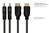 HDMI 2.0b Kabel, Stecker (Typ A) an Mirco Stecker (Typ D), 4K / UHD @60Hz, 18 Gbit/s, schwarz, 3m