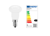 LED-Lampe, E14, 3 W, 250 lm, 240 V (AC), 2700 K, 120 °, warmweiß, F
