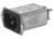 IEC-Stecker-C14, 50 bis 60 Hz, 6 A, 250 VAC, 800 µH, Flachstecker 6,3 mm, 5120.1