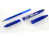 Pilot FriXion Ball Erasable Gel Rollerball Pen 0.7mm Tip 0.35mm Line Blue (Pack 12)