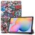 Samsung Galaxy Tab S6 Lite 2020-2022 Trifold caster hard shell cover with auto wake function - Graffiti Style Tablet-Hüllen