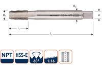 Rotec 343.0020 HSSE 800 M.Tap NPT 1/16-27