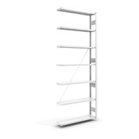 Heavy duty boltless shelving unit, RAL 7035