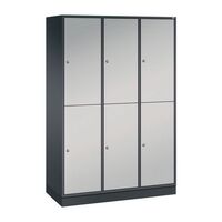 INTRO double tier steel cloakroom locker